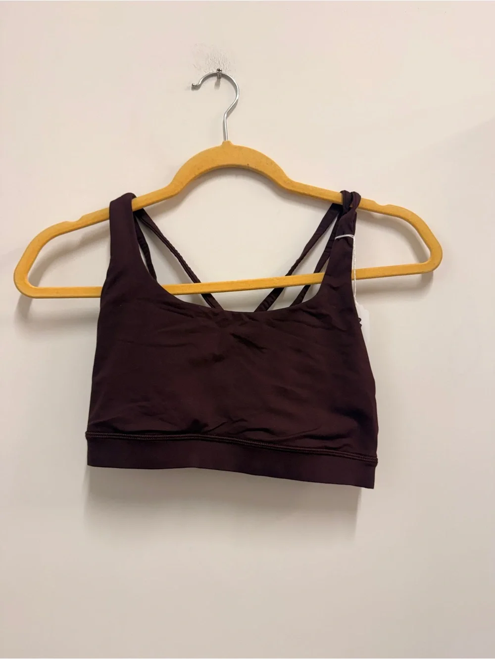 lululemon athletica Deep Brown Strappy Sports Bra